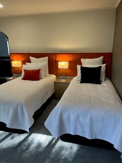 Twin Beds Shy Studio